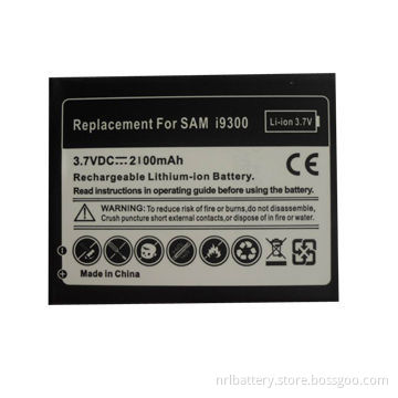 3.7V/2100mAh Mobile Phone Battery for Samsung Galaxy S3/GT-i9300, with Long Standby and Talk Time